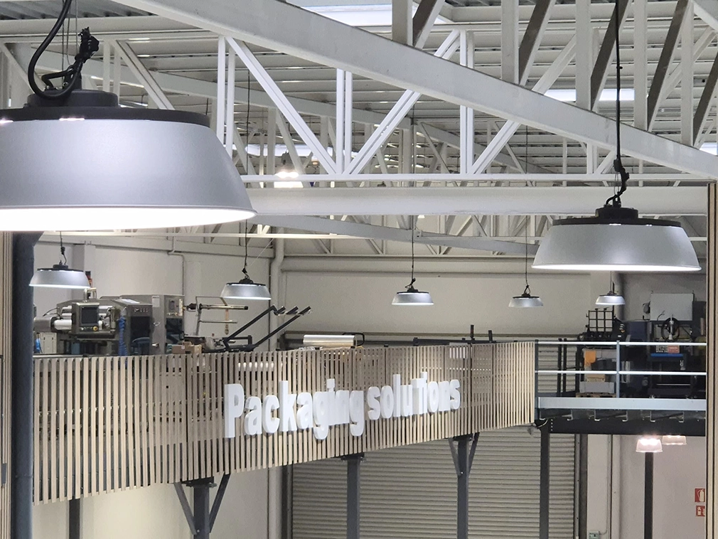 Interior de las instalaciones de BELPACK.